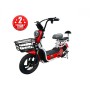 Електроскутер Двомісний iBike ELB008 (500W, 48V, 15Ah) Червоний