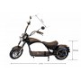 Електроскутер Чоппер Chopper black 3000W 30 Аh