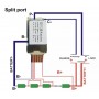 Контролер заряду, модуль балансування/захисту батареї 10S 36В 30A BMS акумулятора (БМС)