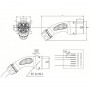 Конектор для заряджання електромобіля Duosida Type2, 32A, 3-фазний (EV200191)