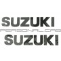 Наклейка   буквы   SUZUKI   (15х4см, 2шт)   (HQ286)