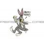 Наклейка   декор   BUGS BUNNY   (21х15см)   (2647)