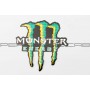 Наклейка   логотип   MONSTER ENERGY   (13х12см)   (7312C)