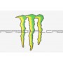 Наклейка   логотип   MONSTER ENERGY   (21х16см)   (7312E)