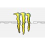 Наклейка   логотип   MONSTER ENERGY   (27х18см)   (7312A)