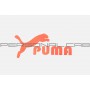 Наклейки (набор)   PUMA   (16х8см, красные)   (5890B)