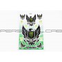 Наклейки (набор)   спонсор   MONSTER ENERGY   (17х26см)   (7059)