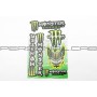 Наклейки (набор)   спонсор   MONSTER ENERGY   (27х18см)   (7049)