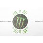 Наклейки (набор)   спонсор   MONSTER ENERGY   (27х18см)   (7075)