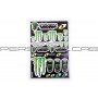 Наклейки (набор)   спонсор   MONSTER ENERGY   (30х45см)   (5989A)