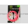 Шланг топливный   Ø4mm, 1 метр   (красный)   MONSTER ENERGY    (XJB)