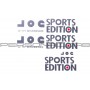 Наклейки (набор)   JOG SPORTS ED   (25х8см)   (0627)