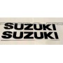 Наклейка   буквы   SUZUKI   (23х4см, 2шт, черные)