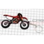 Брелок   резиновый  MOTOCROSS OSA