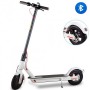 Електросамокат складаний з Bluetooth колонкою E-Scooter 7118 регенерація заряду при гальмуванні Білий